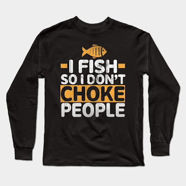 Fishing Long Sleeve T-Shirt by UniqueWorld